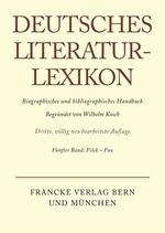 Bild des Verkufers fr Deutsches Literatur-Lexikon, Band 5, Filek - Fux zum Verkauf von moluna