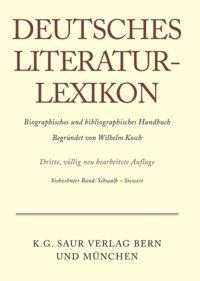 Seller image for Deutsches Literatur-Lexikon, Band 17, Schwalb - Siewert for sale by moluna