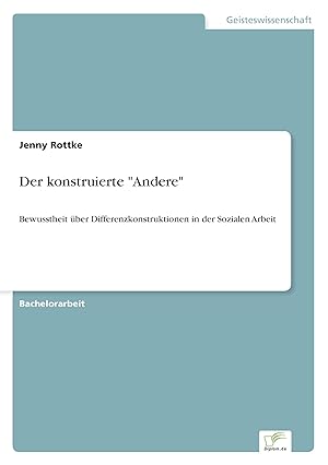 Seller image for Der konstruierte Andere for sale by moluna