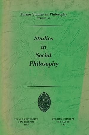 Image du vendeur pour Studies in Social Philosophy mis en vente par moluna