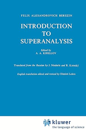 Imagen del vendedor de Introduction to Superanalysis a la venta por moluna