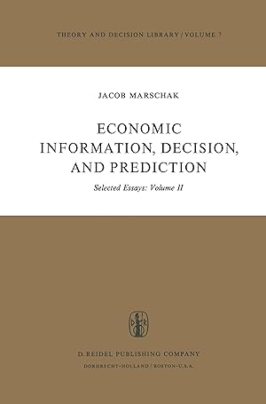 Image du vendeur pour Economic Information, Decision, and Prediction mis en vente par moluna