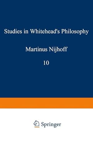 Bild des Verkufers fr Studies in Whitehead s Philosophy zum Verkauf von moluna