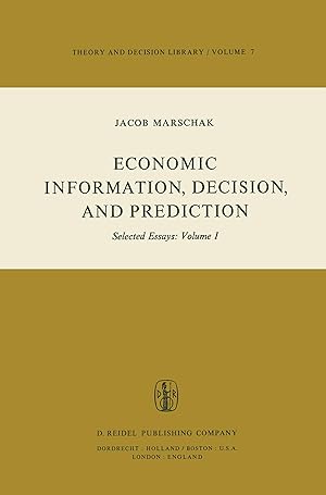 Image du vendeur pour Economic Information, Decision, and Prediction mis en vente par moluna