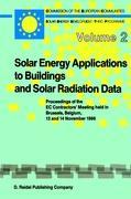 Seller image for Solar Energy Applications to Buildings and Solar Radiation Data for sale by moluna