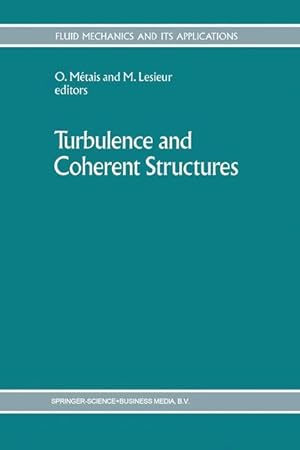 Image du vendeur pour Turbulence and Coherent Structures mis en vente par moluna