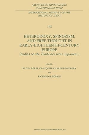 Seller image for Heterodoxy, Spinozism, and Free Thought in Early-Eighteenth-Century Europe for sale by moluna