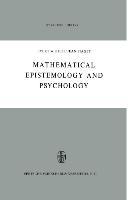Bild des Verkufers fr Mathematical Epistemology and Psychology zum Verkauf von moluna