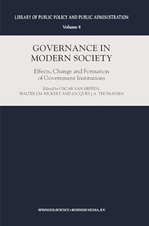Seller image for Governance in Modern Society for sale by moluna