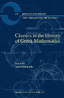 Seller image for Classics in the History of Greek Mathematics for sale by moluna