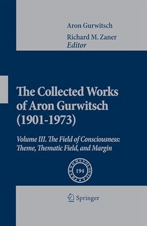 Image du vendeur pour The Collected Works of Aron Gurwitsch (1901-1973) mis en vente par moluna