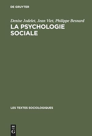 Seller image for La psychologie sociale for sale by moluna