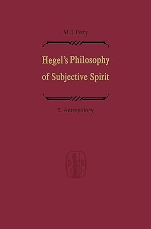 Bild des Verkufers fr Hegel s Philosophy of Subjective Spirit / Hegels Philosophie des Subjektiven Geistes zum Verkauf von moluna