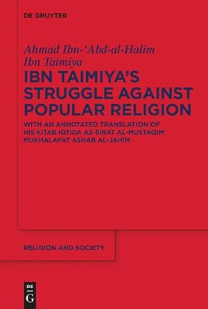 Immagine del venditore per Ibn Taimiya s Struggle Against Popular Religion venduto da moluna