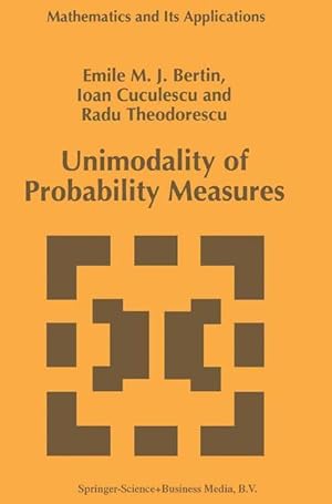 Imagen del vendedor de Unimodality of Probability Measures a la venta por moluna