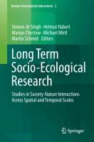 Seller image for Long Term Socio-Ecological Research for sale by moluna