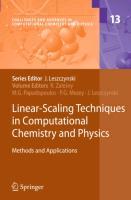 Seller image for Linear-Scaling Techniques in Computational Chemistry and Physics for sale by moluna