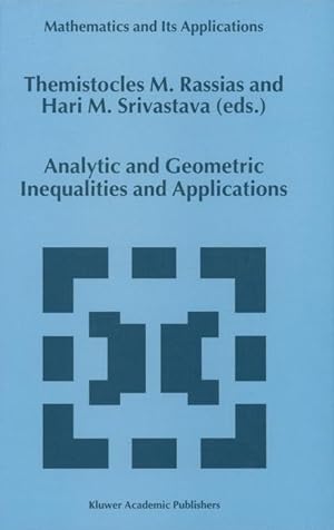 Bild des Verkufers fr Analytic and Geometric Inequalities and Applications zum Verkauf von moluna