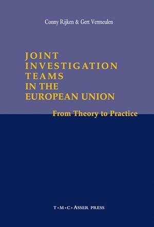 Bild des Verkufers fr Joint Investigation Teams in the European Union zum Verkauf von moluna