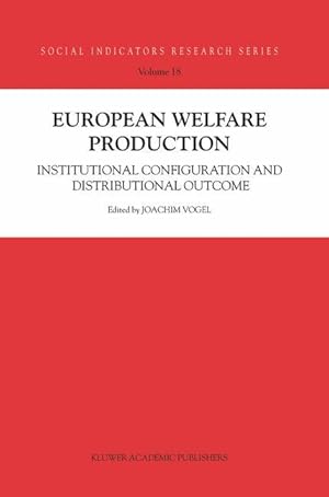 Bild des Verkufers fr European Welfare Production zum Verkauf von moluna