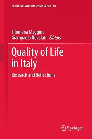 Bild des Verkufers fr Quality of life in Italy zum Verkauf von moluna