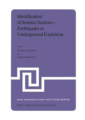 Imagen del vendedor de Identification of Seismic Sources - Earthquake or Underground Explosion a la venta por moluna