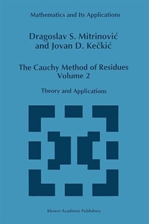 Image du vendeur pour The Cauchy Method of Residues mis en vente par moluna