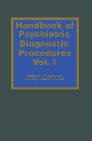 Imagen del vendedor de Handbook of Psychiatric Diagnostic Procedures Vol. I a la venta por moluna