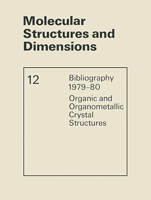 Bild des Verkufers fr Molecular Structures and Dimensions zum Verkauf von moluna