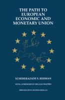 Image du vendeur pour The Path to European Economic and Monetary Union mis en vente par moluna