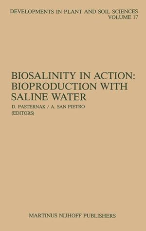 Seller image for Biosalinity in Action: Bioproduction with Saline Water for sale by moluna