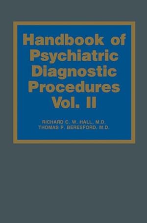 Imagen del vendedor de Handbook of Psychiatric Diagnostic Procedures a la venta por moluna