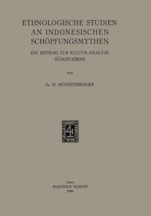 Seller image for Ethnologische Studien an Indonesischen Schoepfungsmythen for sale by moluna