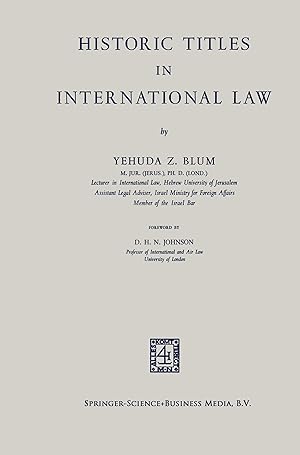 Seller image for Historic Titles in International Law for sale by moluna