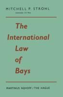 Image du vendeur pour The International Law of Bays mis en vente par moluna