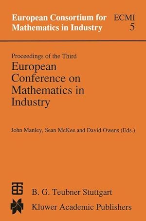 Bild des Verkufers fr Proceedings of the Third European Conference on Mathematics in Industry zum Verkauf von moluna