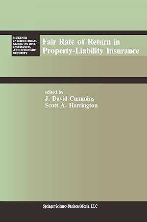 Image du vendeur pour Fair Rate of Return in Property-Liability Insurance mis en vente par moluna