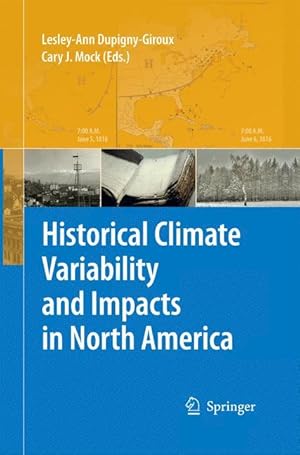 Seller image for Historical Climate Variability and Impacts in North America for sale by moluna