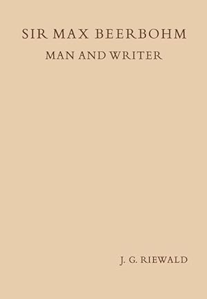 Seller image for Sir Max Beerbohm Man and Writer for sale by moluna