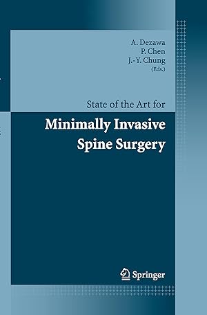 Image du vendeur pour State of the Art for Minimally Invasive Spine Surgery mis en vente par moluna