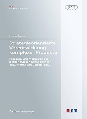 Immagine del venditore per Strategieorientierte Vorentwicklung komplexer Produkte venduto da moluna