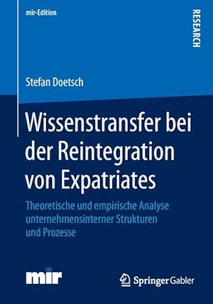 Seller image for Wissenstransfer bei der Reintegration von Expatriates for sale by moluna