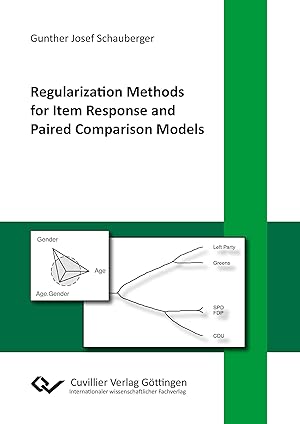 Immagine del venditore per Regularization Methods for Item Response and Paired Comparison Models venduto da moluna