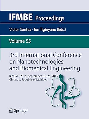 Immagine del venditore per 3rd International Conference on Nanotechnologies and Biomedical Engineering venduto da moluna