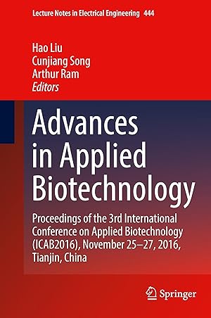 Imagen del vendedor de Advances in Applied Biotechnology a la venta por moluna