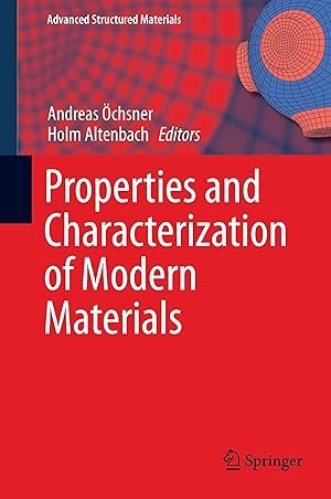 Bild des Verkufers fr Properties and Characterization of Modern Materials zum Verkauf von moluna