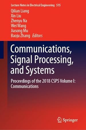 Bild des Verkufers fr Communications, Signal Processing, and Systems zum Verkauf von moluna