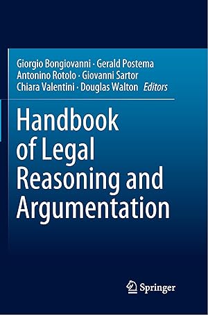 Immagine del venditore per Handbook of Legal Reasoning and Argumentation venduto da moluna