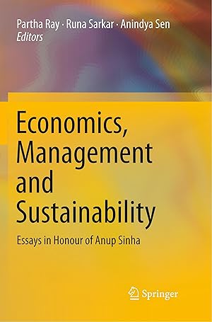 Seller image for Economics, Management and Sustainability: Essays in Honour of Anup Sinha for sale by moluna