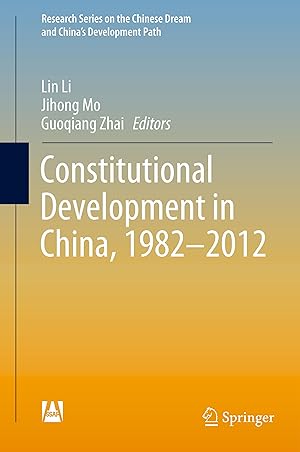 Bild des Verkufers fr Constitutional Development in China, 1982-2012 zum Verkauf von moluna